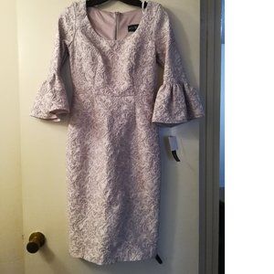 Betsy & Adam Lilac Glitter Formal Dress